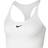 Nike Dri-Fit Swoosh 1-Piece Pad Sports Bra - White/Black