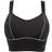 Pour Moi Energy Pulse Longline Underwired Lightly Padded Sports Bra -Black/White