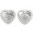 Guess That's Amore Stud Earrings - Silver/Transparent