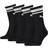 Puma Unisex Crew Heritage Stripe Socks 4-pack - Black