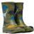 Joules Roll Up Flexible Printed Wellies - Green Dinos