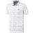 adidas Jacquard Polo Shirt Men's - White/Grey Three