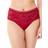 Maidenform Everyday Smooth High-Waist Lace Thong - Armature Red