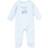 Little Me Thank Heaven for Little Boys Footed One-Piece - White/Skylight Blue (LBQ01560N)