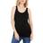 Motherhood Small Side Ruched Maternity Tank Top Black