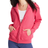 Hanes Women's ComfortSoft EcoSmart Full-Zip Hoodie Sweatshirt - Jazzberry Pink Heather