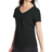 Hanes Women's Perfect V-Neck T-Shirt - Black