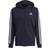 adidas Essentials French Terry 3-Stripes Full-Zip Hoodie - Legend Ink/White