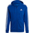 adidas Essentials French Terry 3-Stripes Full-Zip Hoodie - Royal Blue/White
