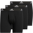 adidas Stretch Cotton Boxer Briefs 3-pack - Black