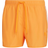adidas Classic 3-Stripes Swim Shorts - Orange Rush/White