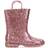 Western Chief Kid's Glitter Rain Boots - Rose Gold