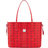 MCM Reversible Liz Visetos Shopper Medium - Red/Candy Red