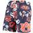 Wes & Willy Auburn Tigers Floral Volley Swim Trunks - Navy