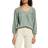 Lucky Brand Embroidered Peasant Blouse - Lily Pad