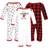 Hudson Baby Cotton Coveralls 3-pack - Christmoose (10115313)