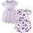 Touched By Nature Organic Cotton Dress 2-pack - Purple Garden (10161030)