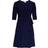 Kiyonna Essential Wrap Dress Plus Size - Nouveau Navy