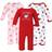 Hudson Baby Coveralls 3-pack - Hot Cocoa