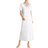 Hanro Moments Short Sleeve Long Gown - White