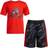 adidas Boy's Tiger Camo Shorts Set - Vivid Red (AG6362C)