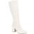 Journee Collection Tavia Extra Wide Calf - White