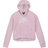 Nike Girl's Sportswear Club Fleece Pullover Hoodie - Pink Foam/White