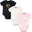 Hudson Baby Cotton Bodysuits 3-pack - Dream Love (10158330)
