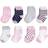 Touched By Nature Organic Basic Socks 8-pack - Navy/Light Pink