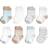 Touched By Nature Organic Basic Socks 8-pack - Neutral/Mint (10766418)
