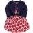 Touched By Nature Organic Cotton Dress & Cardigan - Red Flowers (10161381)