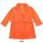 Leveret Kid's Shawl Collar Fleece Robe - Orange