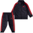 adidas Infant Track Logo Jacket & Joggers Set - Black Red
