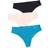 Calvin Klein Invisibles Thong 3-pack - Tapestry Teal/Beechwood/Black