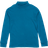 Leveret Cotton Boho Turtleneck Shirts - Teal Blue (32453067571274)