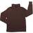 Leveret Cotton Classic Turtleneck Shirts - Brown