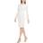 Calvin Klein Chiffon Bell Sleeve Sheath Dress - Cream