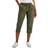 Tommy Hilfiger Women's Cropped Cargo Pants - Thyme