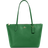Coach Zip Top Tote - Gold/Kelly Green