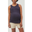 Stowaway Collection Pleated Maternity Tank Navy