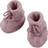 ENGEL Natur Baby Bootees with Ribbon - Rosewood Melange
