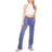 Juicy Couture Classic Velour Del Ray Pant - Grey Blue