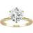 Charles & Colvard 6-Prong Solitaire Ring - Gold/Diamond