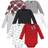 Hudson Baby Cotton Long-Sleeve Bodysuits 7-pack - Winter Bows