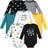 Hudson Baby Cotton Long-Sleeve Bodysuits 7-pack - Happy Planets