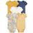 Carter's Baby S/S Original Bodysuits 5-pack - Yellow/White/Navy (1P566910)