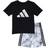 adidas Boy's Graphic Tee & Shorts Set - Black (AG6459C)