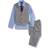 Izod Toddler Boys Suit Set 4-Pack - Medium Blue/Grey (ITSGR02J-405)