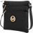 MKF Collection Lennit Embossed M Signature Crossbody Bag - Black