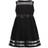 Calvin Klein Little Girl's Illusion Mesh-Hem Dress - Black